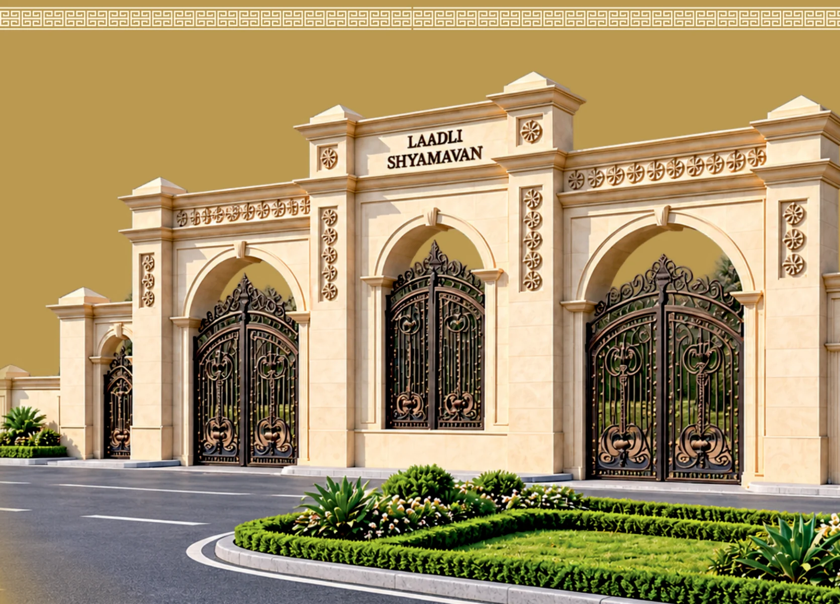Illustrative grand entrance of Laadli Shyamavan